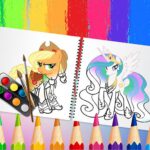 Sweet Pony Coloring Book